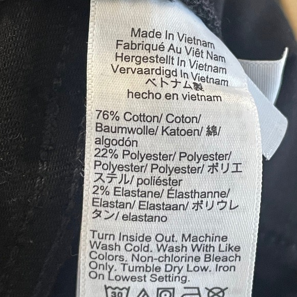 NWT J. Crew Wide Leg Crop Jeans 31 Tall Black All Day Stretch Preppy Minimalist - Picture 7 of 12